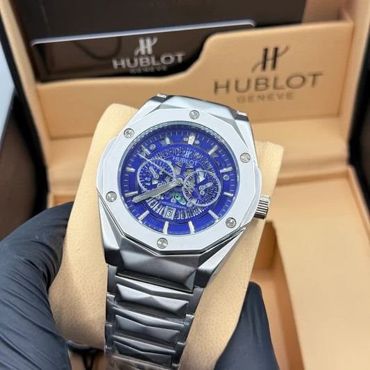 Hublot diamond cut blue dial