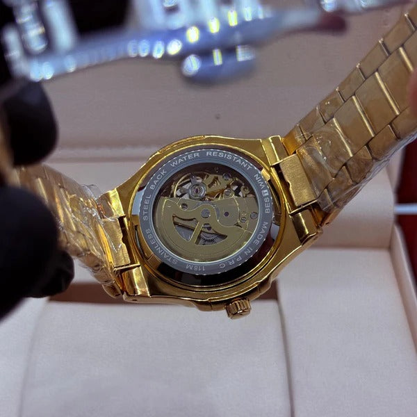 PP style fully automatic golden with white scelton