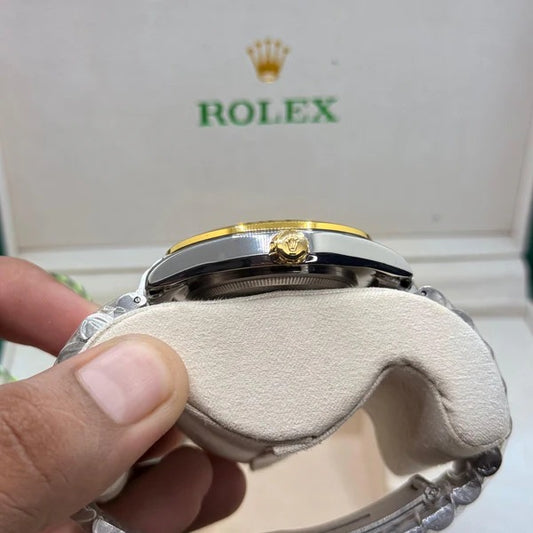Rolex oyster truetone with green dial