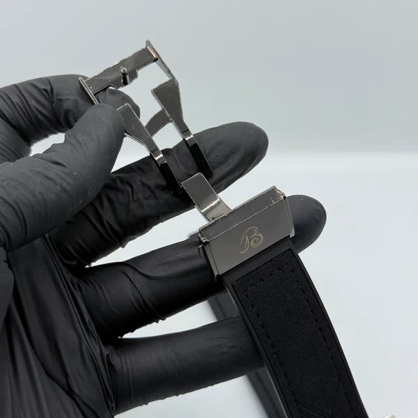 Hublot black sclton with black strap