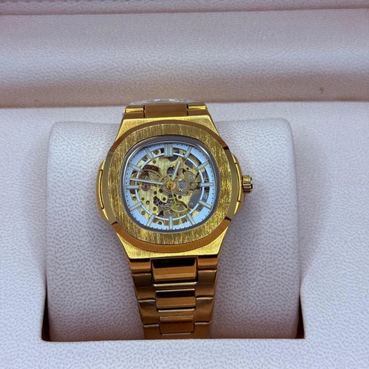 PP style fully automatic golden with white scelton